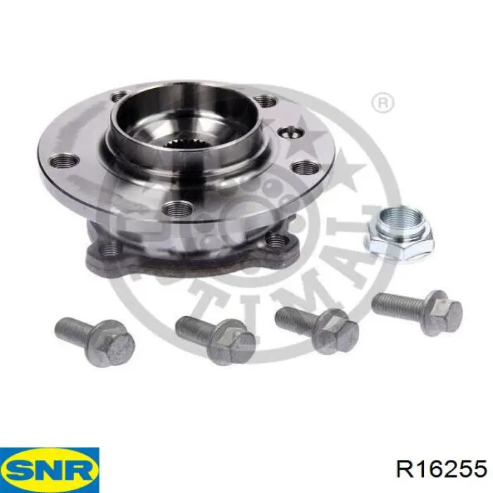 Cubo de rueda delantero R16255 SNR