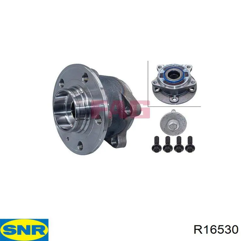 Ступица заднего колеса SNR R16530
