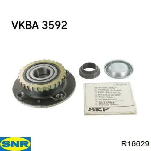 Ступица заднего колеса SNR R16629