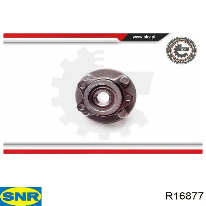 Ступицы передних колес SNR R16877 цена, от 111.54 USD