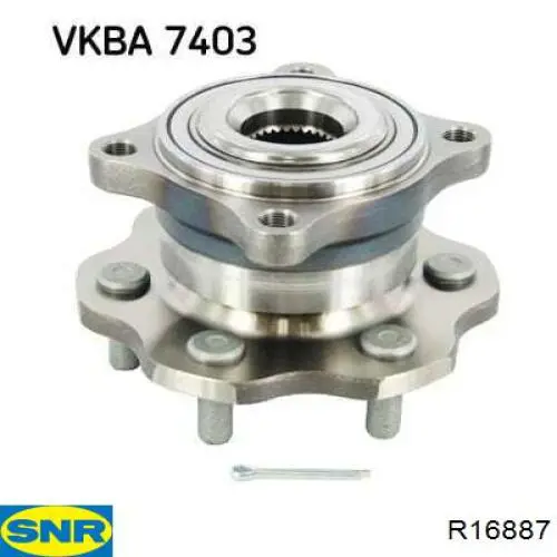 Купить R16887 SNR Задняя шпиндель