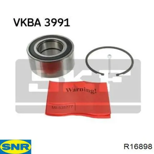 Комплект подшипника ступицы колеса SNR R16898 цена, от 32.94 USD