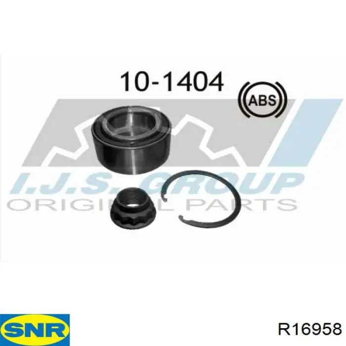Ступичный подшипник передний SNR R16958