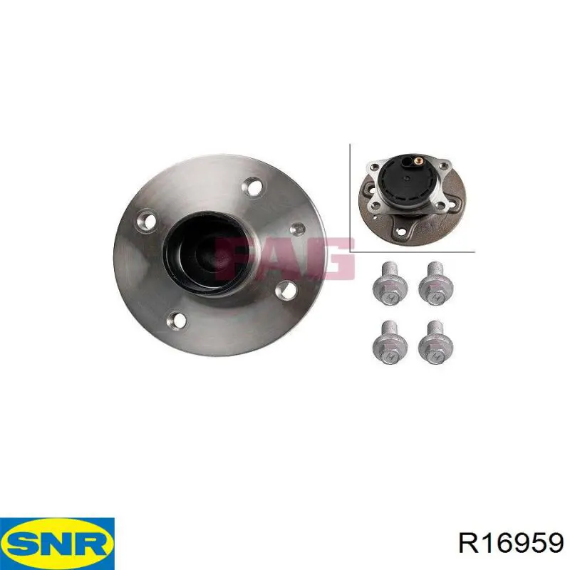 R16959 SNR Ступица задняя
