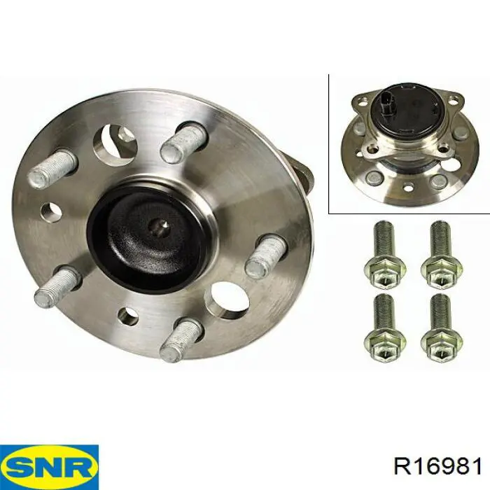 Ступица задняя левая SNR R16981 цена, от 68.11 USD