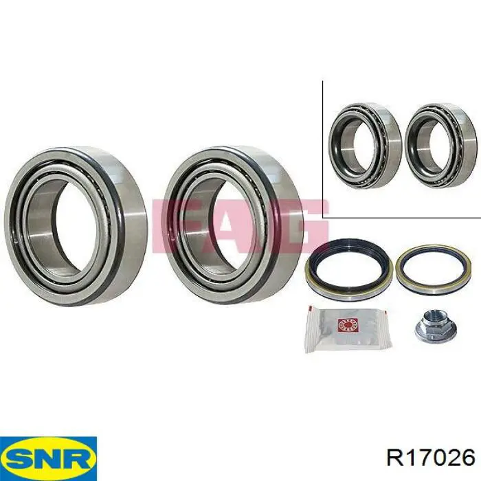 Подшипник ступицы R17026 SNR