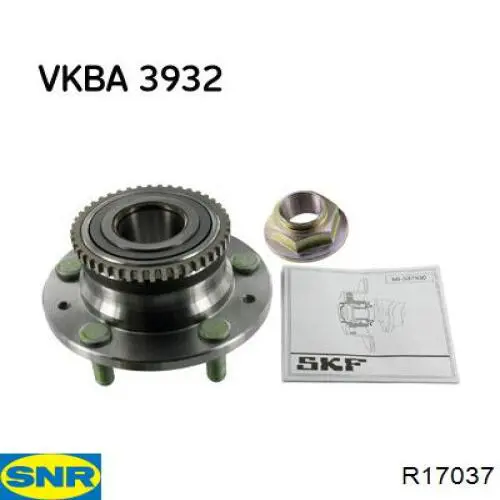Ступицы задних колес SNR R17037 цена, от 39.86 USD