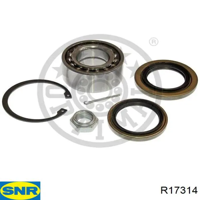 Комплект подшипника ступицы колеса SNR R17314 цена, от 39.40 USD