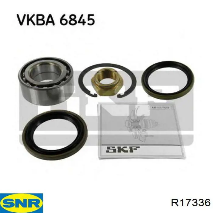 Купить R17336 SNR Подшипник передней ступицы