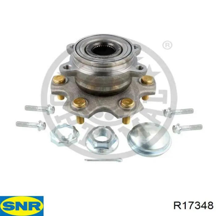 Купить R17348 SNR Подшипник задней ступицы