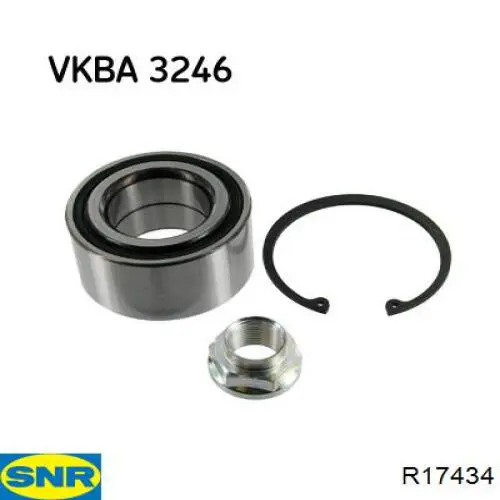 Комплект подшипника ступицы колеса SNR R17434 цена, от 32.19 USD