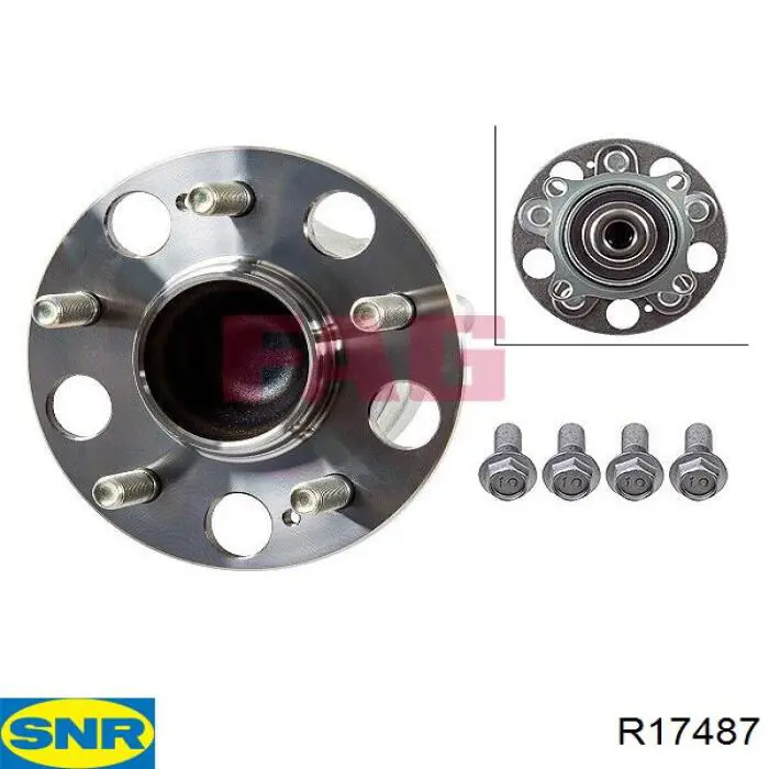 Ступицы задних колес SNR R17487 цена, от 132.24 USD