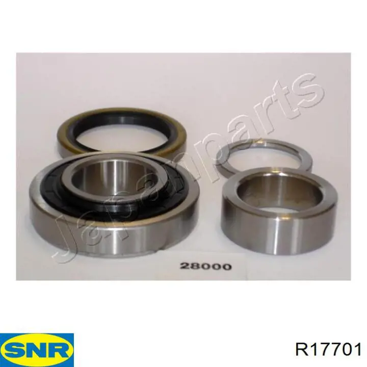 Cojinete de rueda trasero R17701 SNR