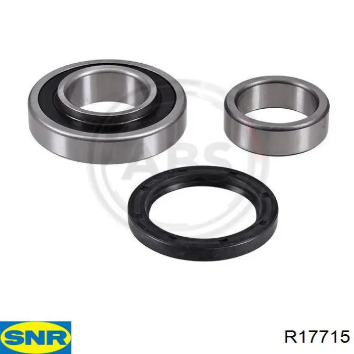 Cojinete de rueda trasero R17715 SNR