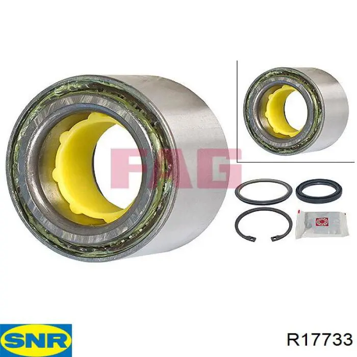 Cojinete de rueda delantero R17733 SNR