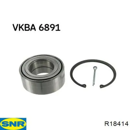 Cojinete de rueda delantero R18414 SNR