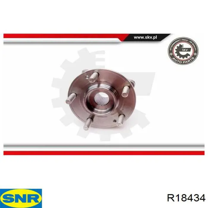 Ступицы передних колес SNR R18434 цена, от 92.90 USD
