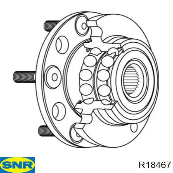 Купить R18467 SNR Задняя шпиндель