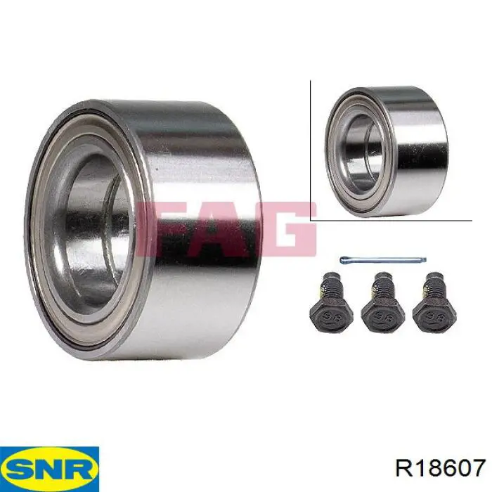 Купить R18607 SNR Подшипник передней ступицы