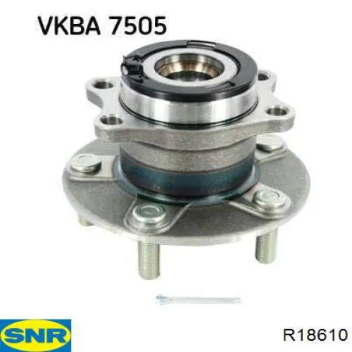 Cubo de rueda trasero R18610 SNR