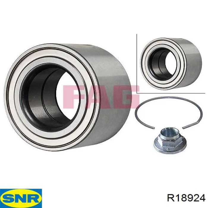 Rolamento de cubo dianteiro SNR R18924 preço, a partir de 107,43 USD