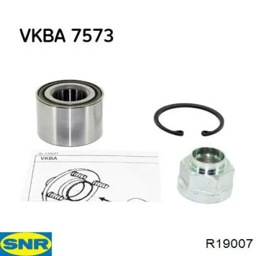 Подшипник задней ступицы R19007 SNR