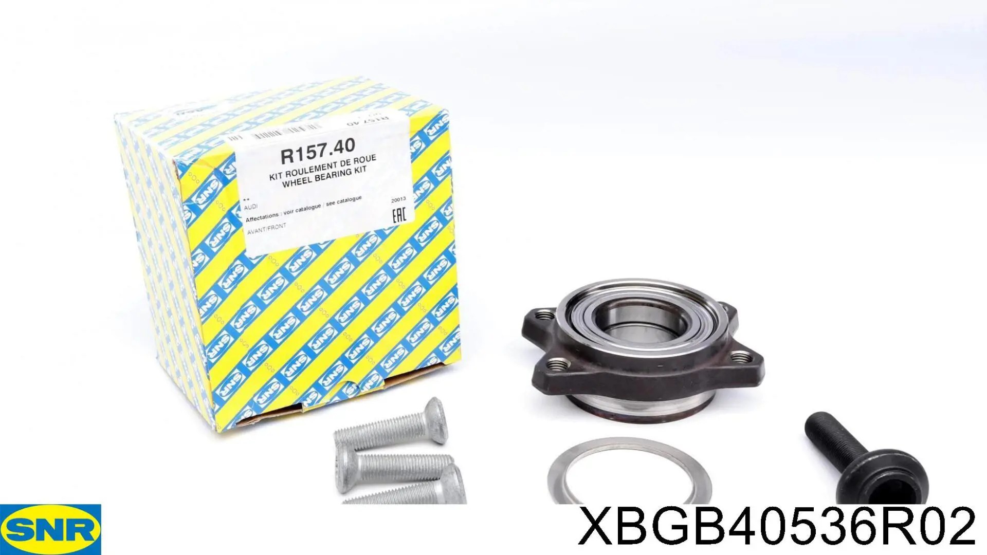 XBGB 40536 R02 SNR rolamento de cubo dianteiro/traseiro