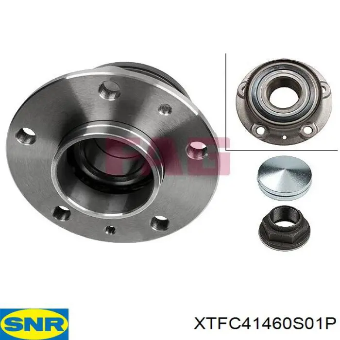 Купить XTFC41460S01P SNR Задняя шпиндель