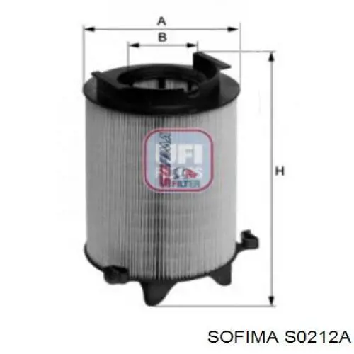 S0212A Sofima Воздушный фильтр двигателя