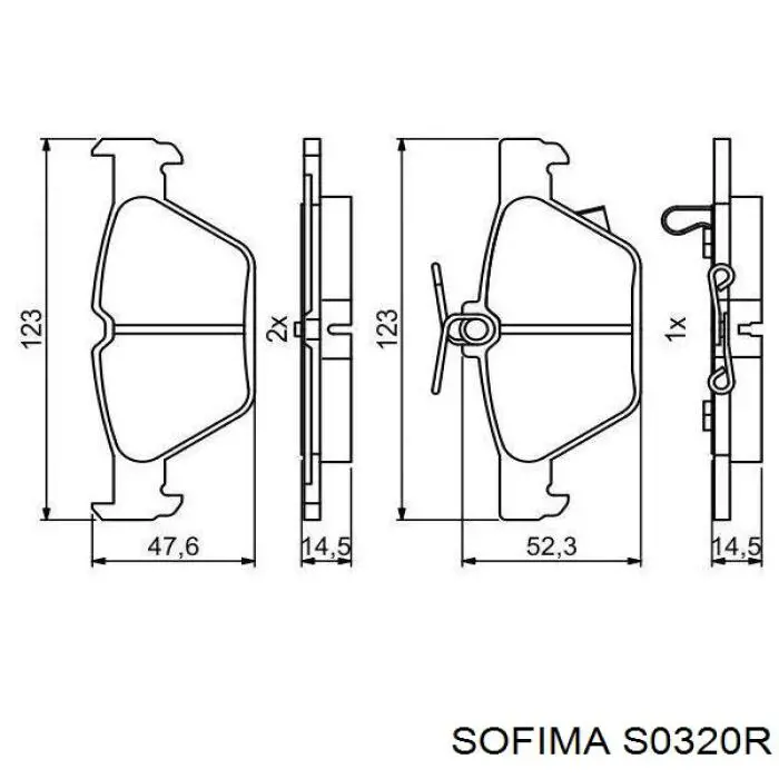 S0320R Sofima Масляный фильтр двигателя