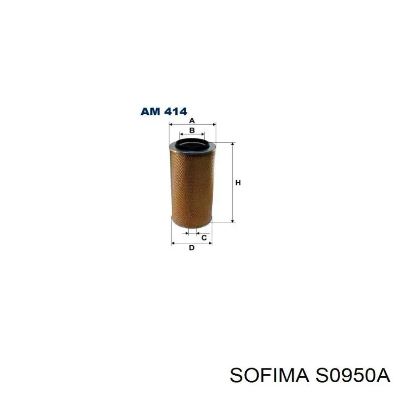 S 0950 A Sofima воздушный фильтр