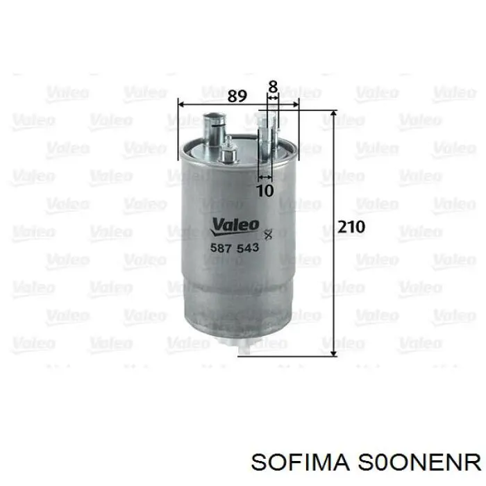 Купить S0ONENR Sofima Фильтр-отстойник топлива грубой очистки