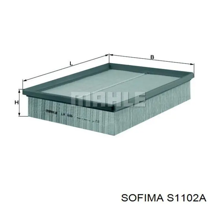 Купить S1102A Sofima Автомобильный фильтр воздуха