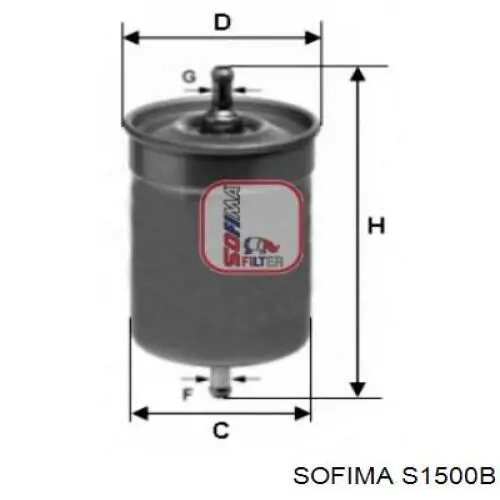 S1500B Sofima топливный фильтр
