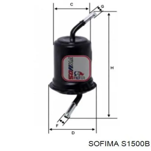 Купить S1500B Sofima Фильтр-отстойник топлива грубой очистки