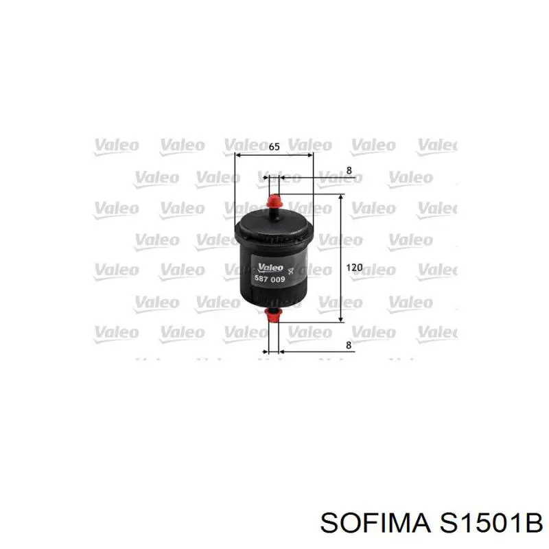 Топливный фильтр S1501B Sofima