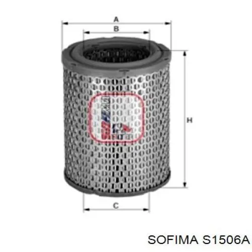 S1506A Sofima воздушный фильтр