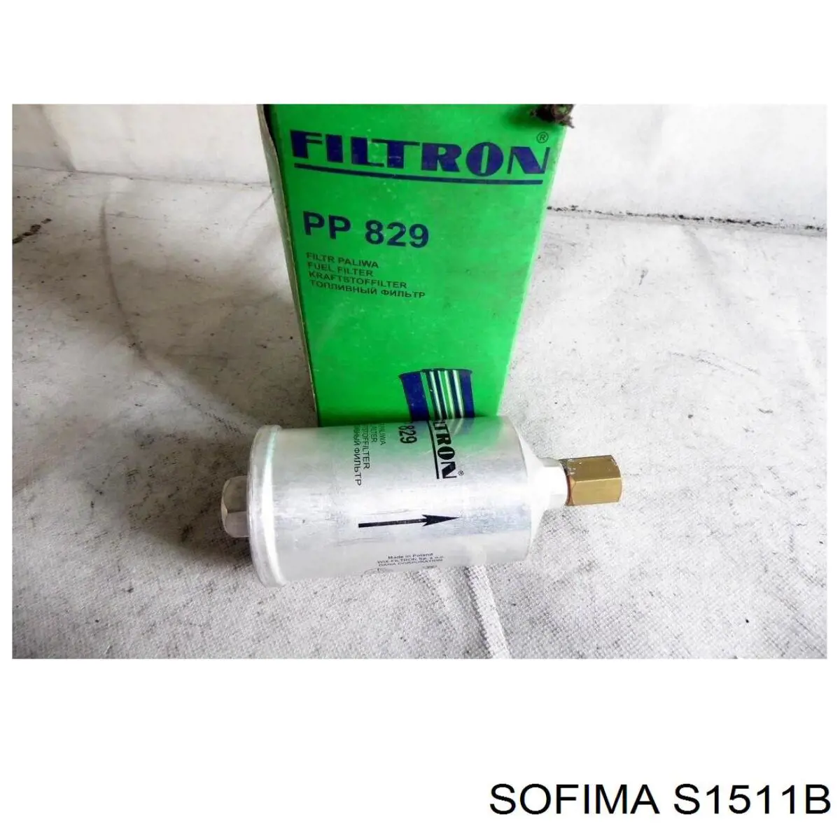 Filtro combustible S1511B Sofima