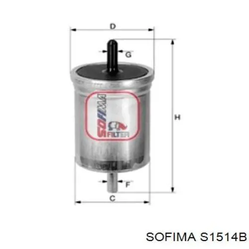 S1514B Sofima топливный фильтр