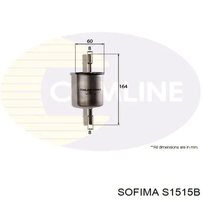 Купить S1515B Sofima Фильтр-отстойник топлива грубой очистки