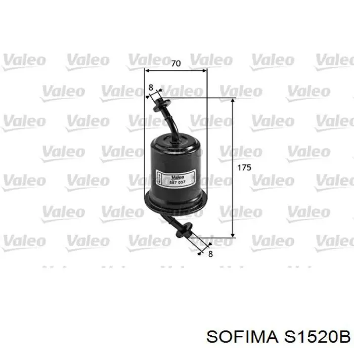 S1520B Sofima топливный фильтр