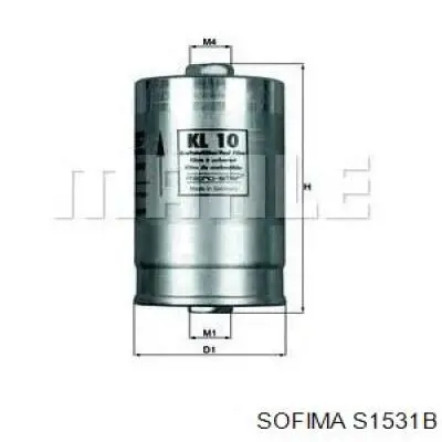 Фильтр тонкой очистки топлива Sofima S1574B цена, от 16.20 USD
