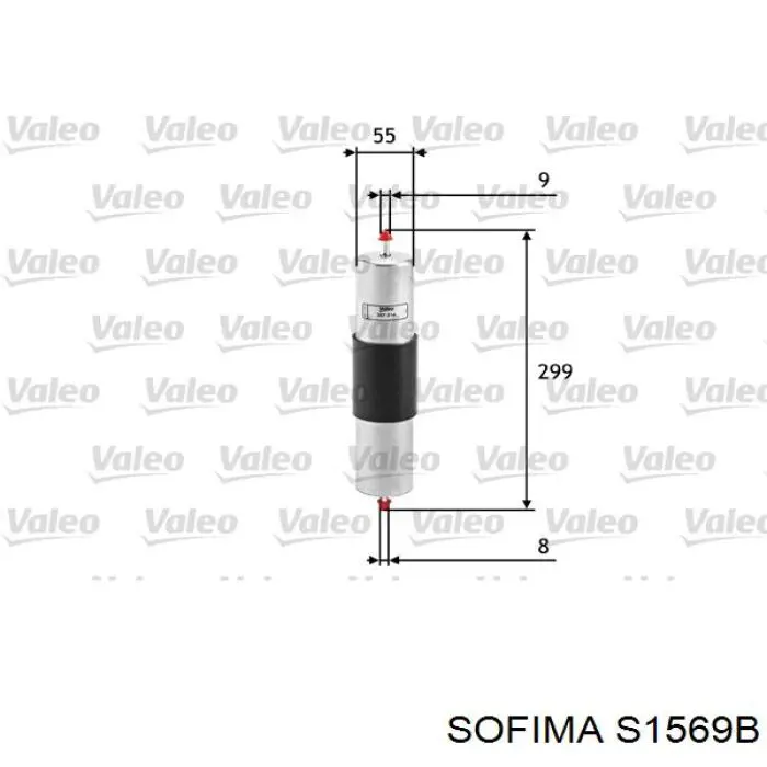 Купить S1569B Sofima Фильтр-отстойник топлива грубой очистки