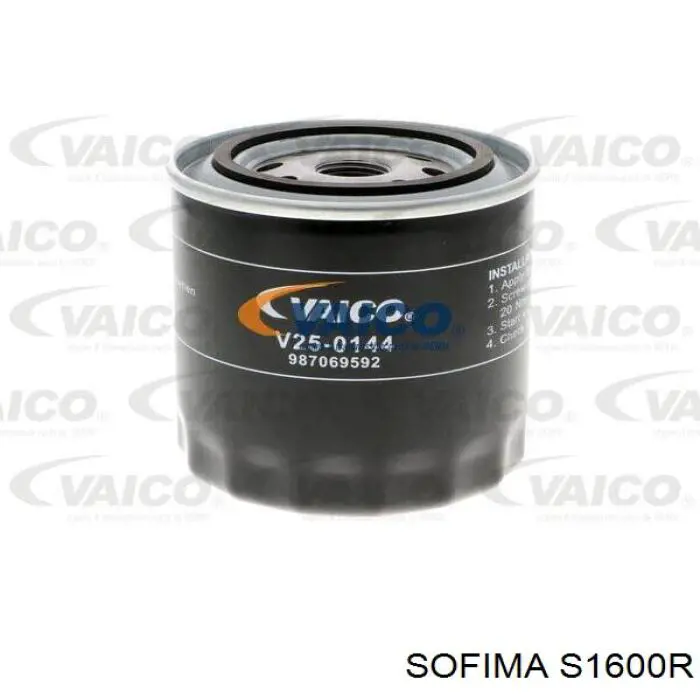 Filtro de aceite S1600R Sofima