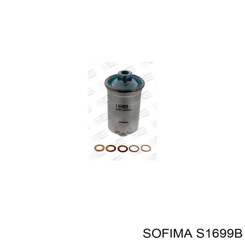 Filtro combustible S1699B Sofima