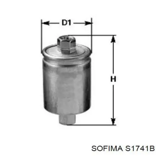 Фильтр тонкой очистки топлива Sofima S1741B цена, от 5.48 USD