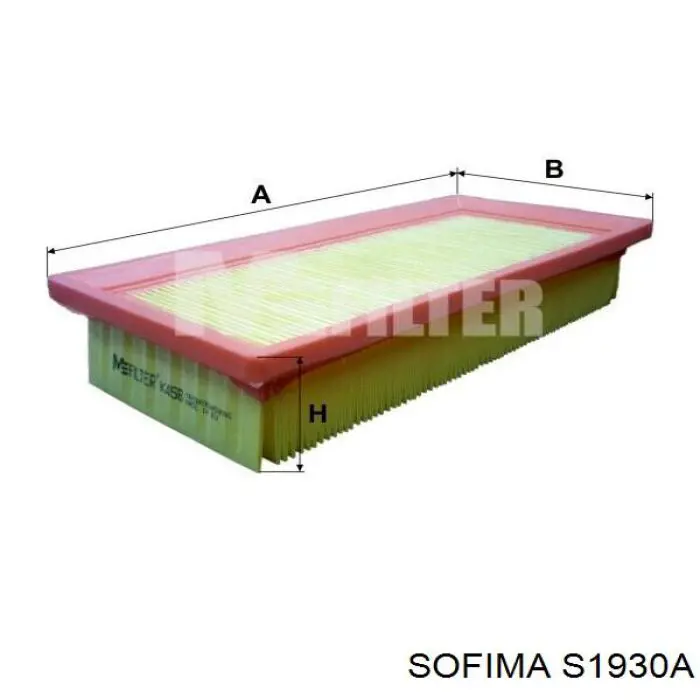 Воздушный фильтр S1930A Sofima