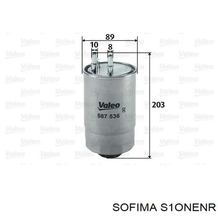 Купить S1ONENR Sofima Фильтр-отстойник топлива грубой очистки
