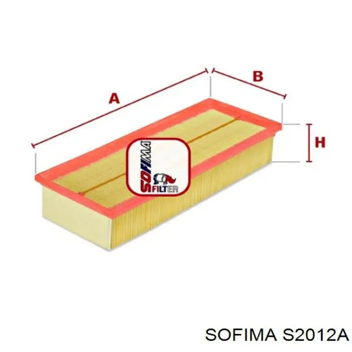 Воздушный фильтр S2012A Sofima