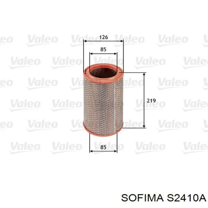 Элемент воздушного фильтра Sofima S2410A цена, от 4.62 USD